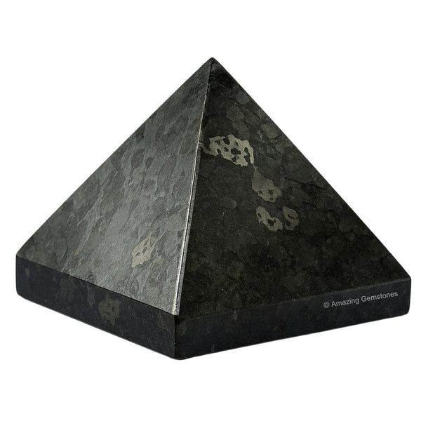 Nuummite Crystal Pyramid