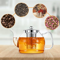 Glass Teapot with Strainer