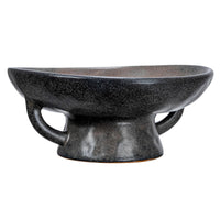 Black Stoneware Bowl