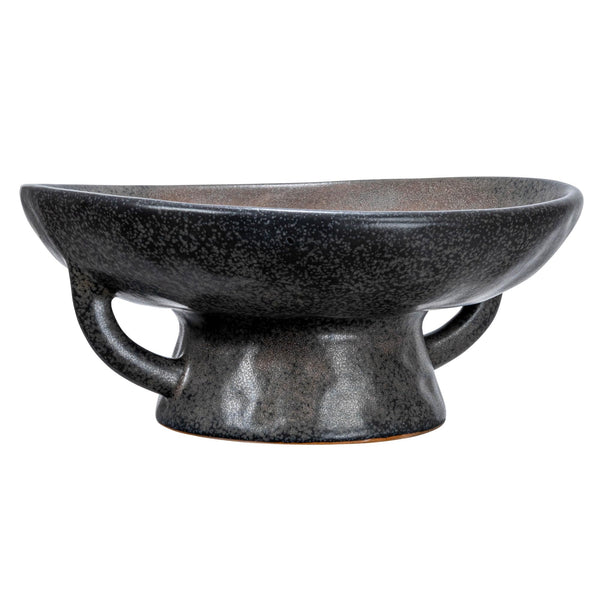 Black Stoneware Bowl