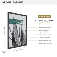 Black Gallery Poster Frame