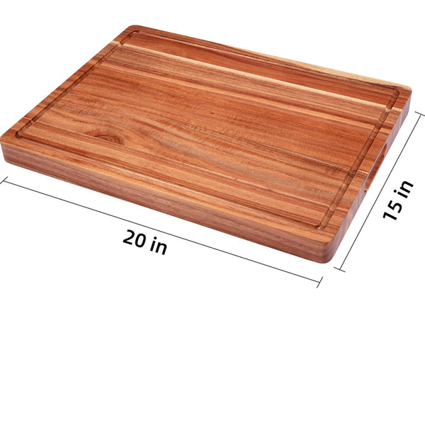 Acacia Board with Juice Groove
