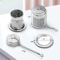 Steel Tea Strainers (Set of 2)