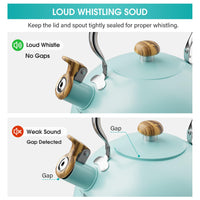 Blue Stovetop Tea Kettle