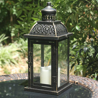 Black Candle Lantern