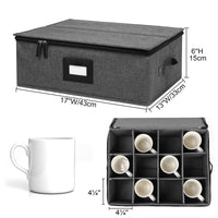 Black Mug Storage Box