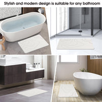 White Stone Bath Mat