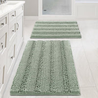 Sage Chenille Bath Rug (Set of 2)