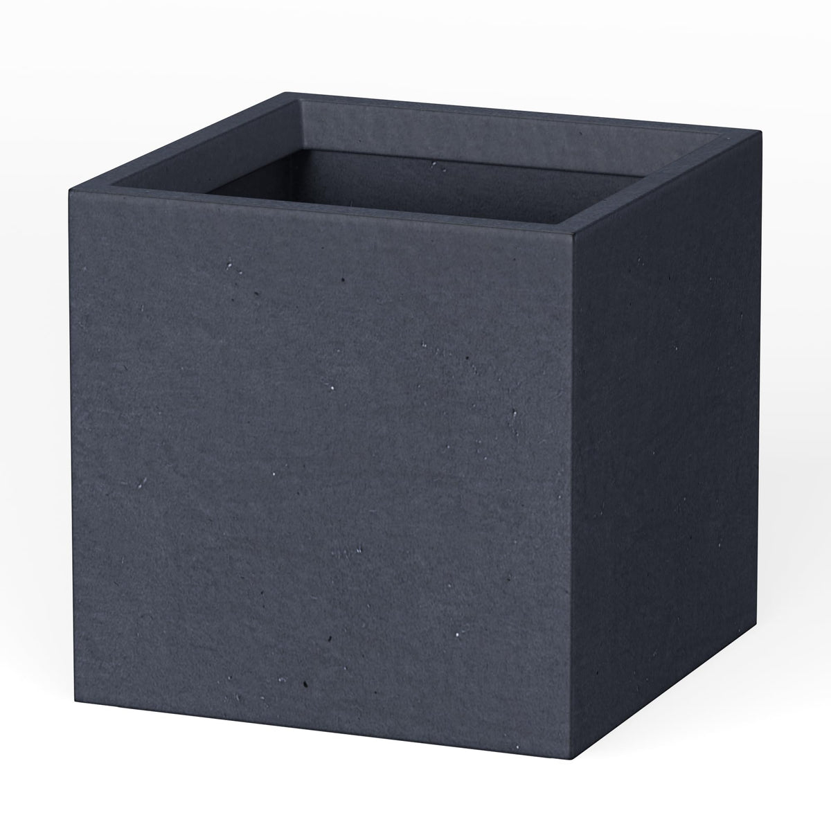 Charcoal Square Concrete Planter