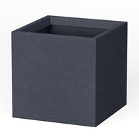 Charcoal Square Concrete Planter