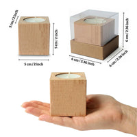 Wood Memorial Candle Holder (Set of 10)