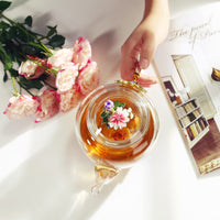 Enamel Flower Teapot