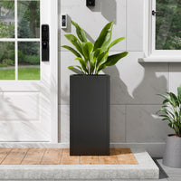 Black Metal Planter Box