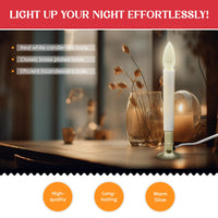 White Electric Window Candles (Set of 6)