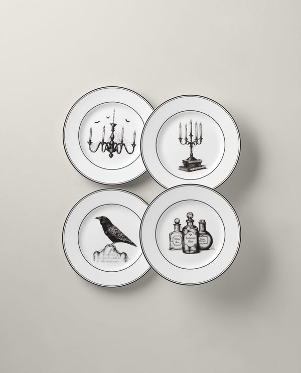 Halloween Dessert Plates (Set of 4)