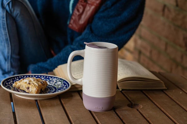 Mauvewood Ceramic Travel Mug