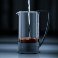 Black Borosilicate French Press
