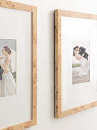 Natural Burlwood Frames (Set of 2)