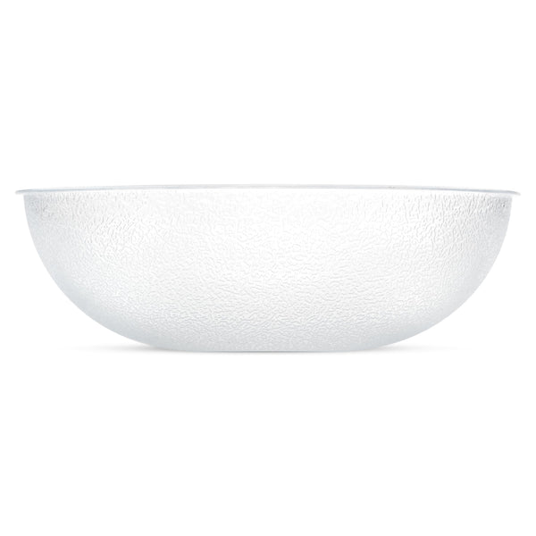 Clear Pebbled Salad Bowl