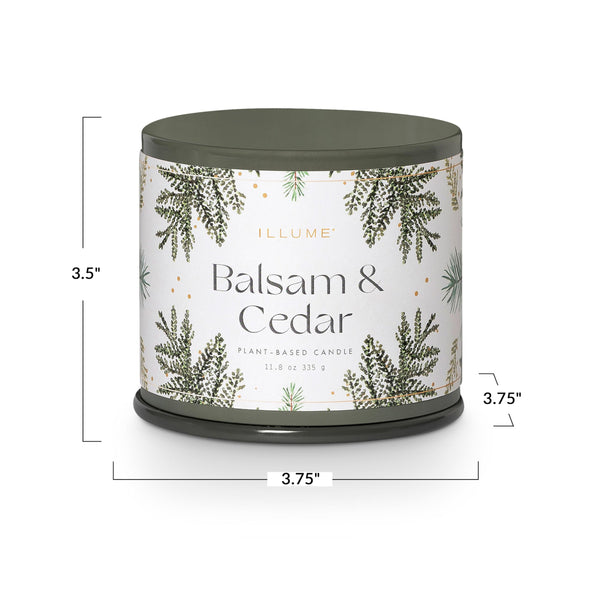 Balsam & Cedar Candle Tin