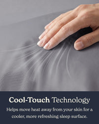Dark Gray Cooling Pillowcases (Set of 2)