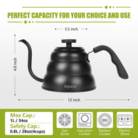 Black Gooseneck Kettle