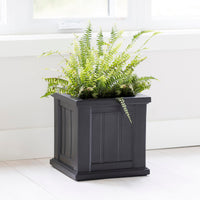 Black Self-Watering Planter