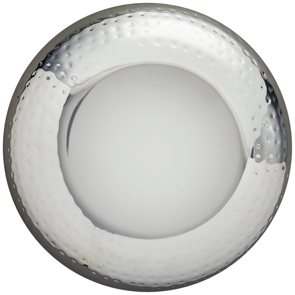 Hammered Silver Salad Bowl