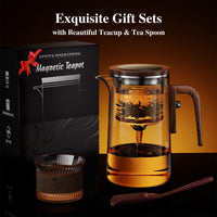 Glass Teapot with Infuser Brown