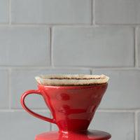 White Ceramic Pour-Over Cone