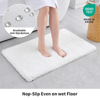 White Plush Bath Mat