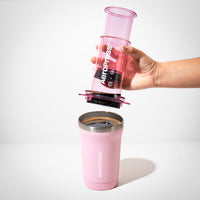 Pink Travel Coffee Press