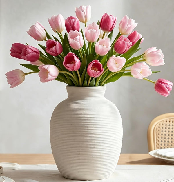 White Ceramic Pottery Vase