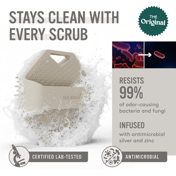 Clay Silicone Body Scrubber