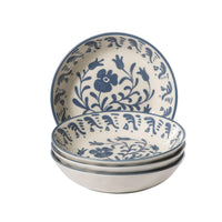 Iris Blue Pasta Bowls (Set of 4)