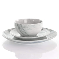 Marble Stoneware Dinnerware (Set of 16)