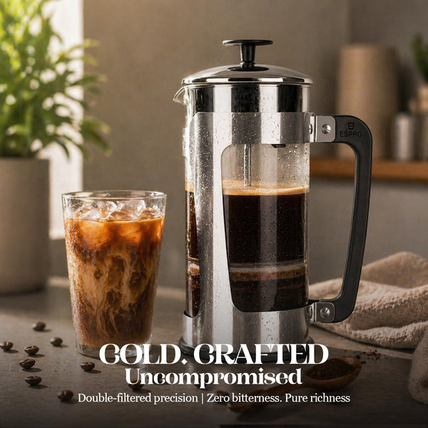 Polished Steel French Press