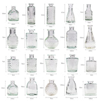 Clear Glass Flower Bud Vases