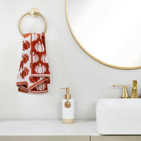Pumpkin Jacquard Hand Towels (Set of 2)