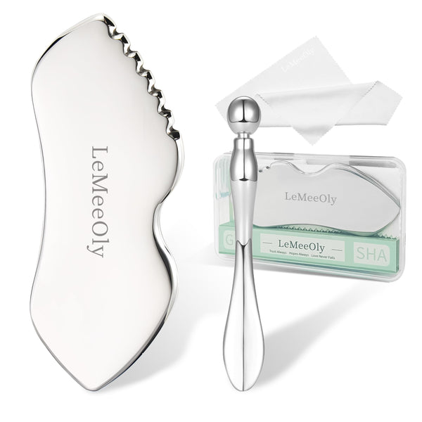 Steel Gua Sha Set (Set of 2)