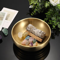 Gold Decorative Key Bowls (Set of 2)