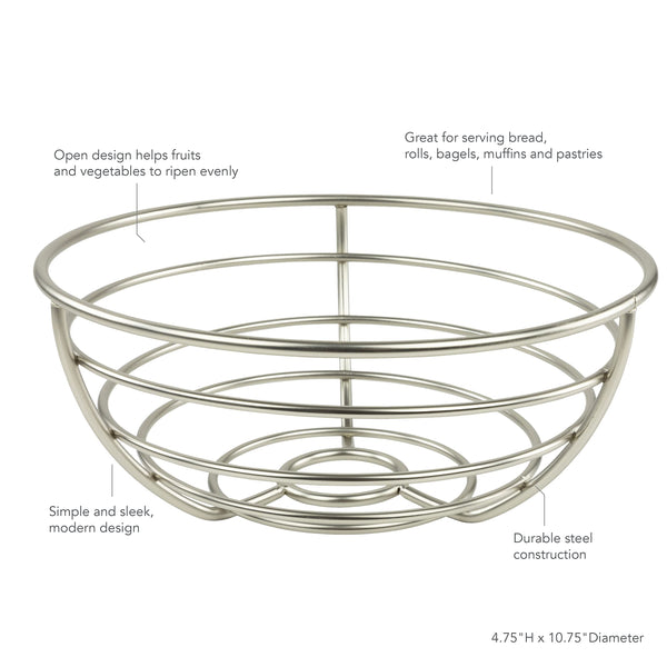 Silver Wire Fruit Basket