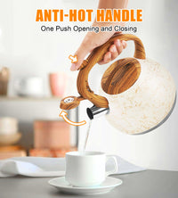 Off-White Tea Kettle