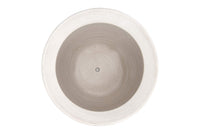 Matte White Stoneware Planter