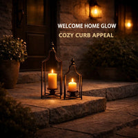 Matte Black Lanterns (Set of 2)