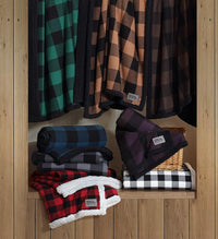 Brown Cabin Plaid Throw