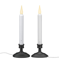 Bronze Electric Window Candles (Set of 2)