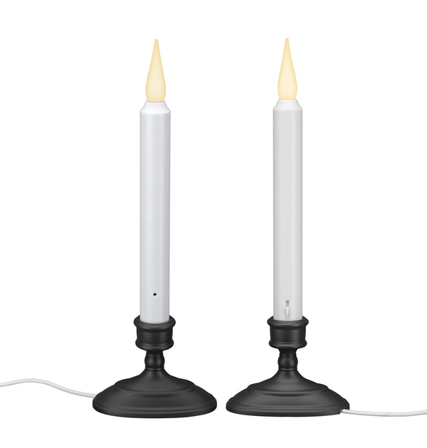 Bronze Electric Window Candles (Set of 2)