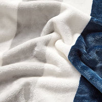 Navy Awning Stripe Throw