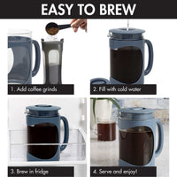 Blue Cold Brew Coffee Maker